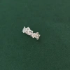 APOTIE's openwork rose lace gentle s925 silver open-button ring is a trendy accessory available for wholesale details Picture